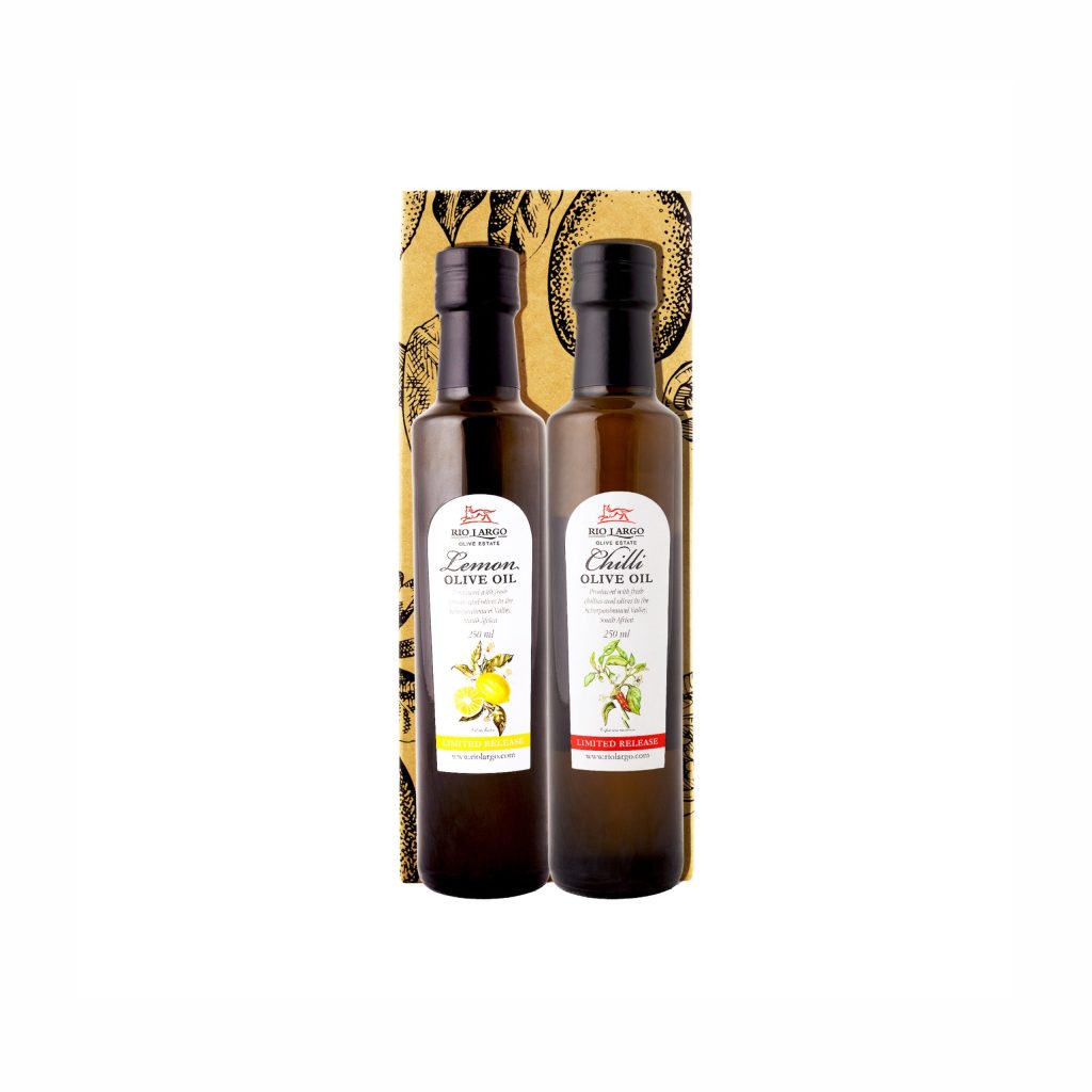 Rio Largo Olive Oil 5 Rio Largo Lemon and Chilli Oil DG and Gold