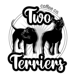 Two Terriers Logo Grayscale